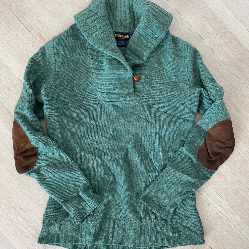 Rugby Ralph Lauren Shawl Neck Sweater